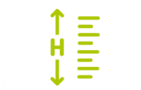 Picto_Hauteur de coupe ajustée